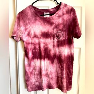 Sand Cloud burgundy tie-dye t-shirt